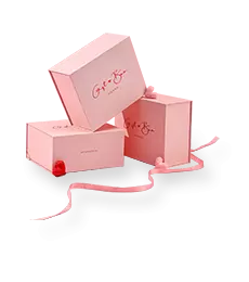 자석 뚜껑이 달린 골판지 상자