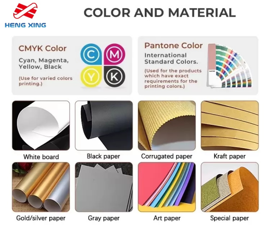 고급 제품용 원통형 골판지 포장 상자