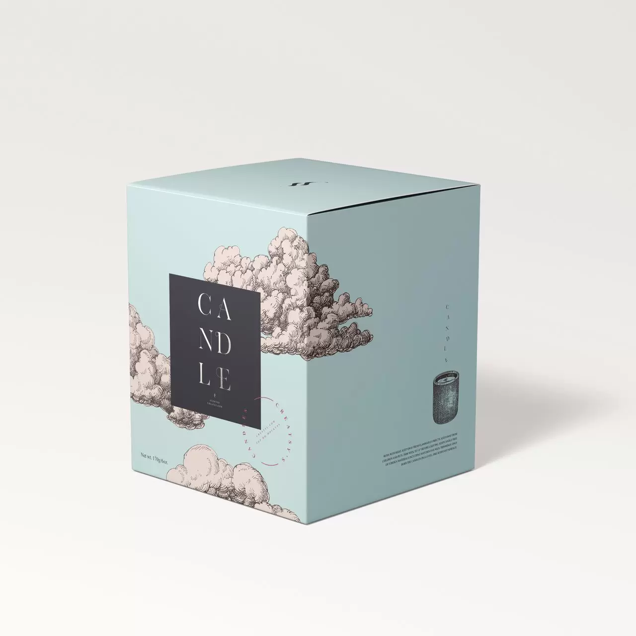  인쇄 캔들 상자 