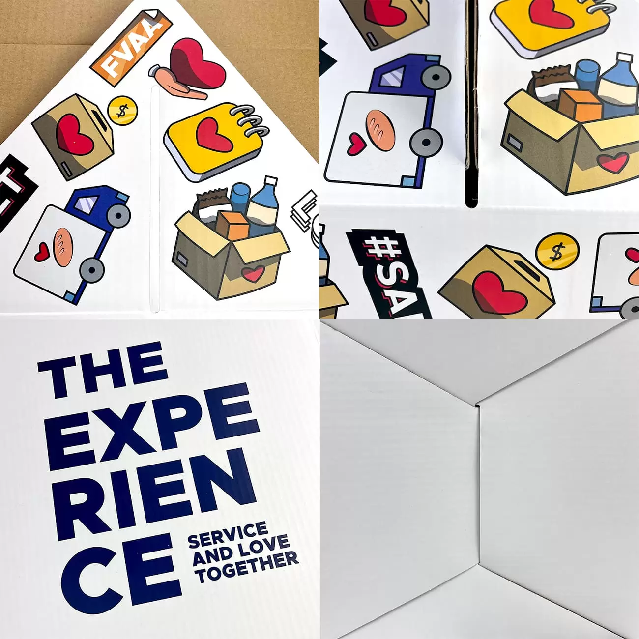  골판지 포장 상자 