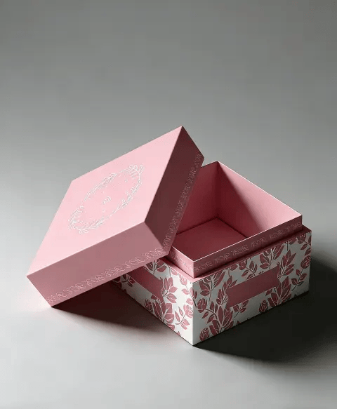 뚜껑과 밑면 상자